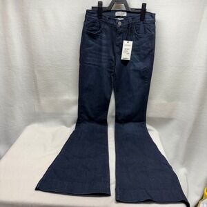 Judy Blue Women Dark Wash 34" Flare Bell Bottom‎ Jeans Size 5/27 Made in USA
